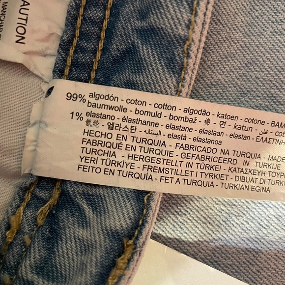 Zara Light Blue Slim Flare Jeans - Picture 14 of 14